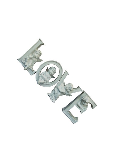 Sevgililer Günü Kalp Şeklinde Melek Figürleri Masaüstü Süsleri 10