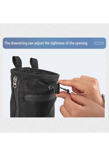 Vkemall Tırmanış Ve Halter İçin Pratik Magnezyum Tozu Çantası Ve Fırça Seti