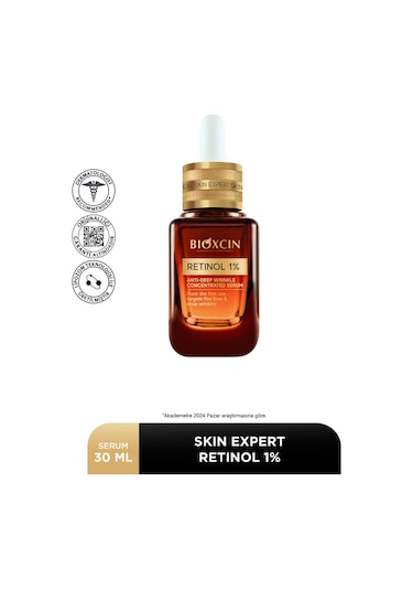 Bioxcin Skin Expert Retinol Serum %1 30 ml - Derin Kırışıklık Karşıtı Seramid Complex