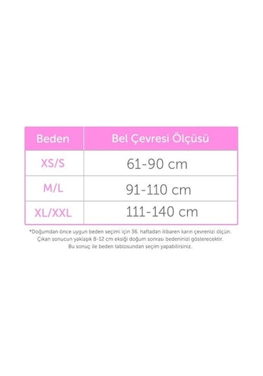 Owli Doğum Sonrası Korse Siyah Renk Xs/S