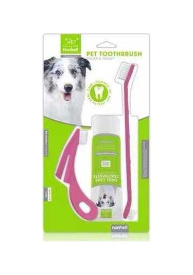 Nunbell Köpek Diş Bakım Seti Macun + Fırça