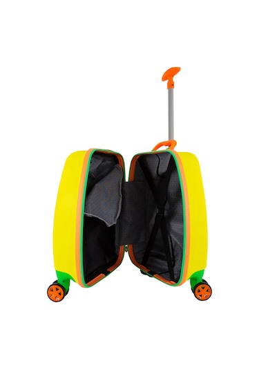 Wexta Wx-410 Disney Serisi Sarı Kız Çocuk Çocuk Valizi Sarı