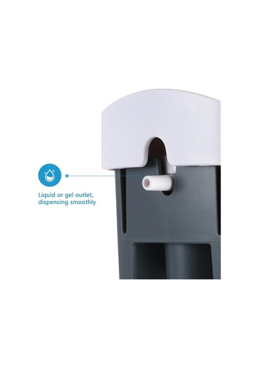 Dancemonkey Decdeal Sabunluk 300ml Duş Jel Şampuan Dispenseri Beyaz Beyaz