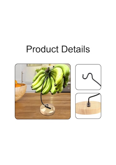 Suntek Muz Tutucu Standı Sağlam Muzları Taze Tutun Yarım Daire Şeklinde