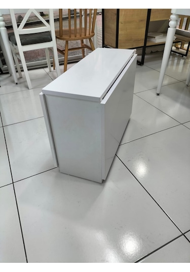 60 X 50 X 25 Açılır Sehpa Beyaz