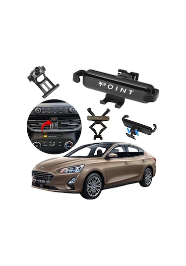 Focus 5 Araca Özel Cep Telefonu Tutacağı Robotik Oynar Başlıklı Sedan 2019-2024 Arası Profesyonel