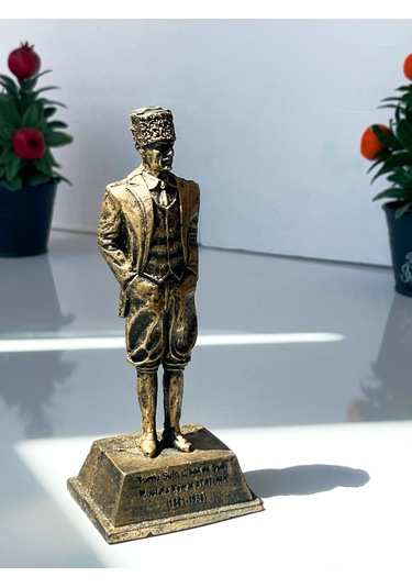 Mustafa Kemal Atatürk Askeri Heykeli 1881-1938 Anı Figürü