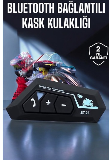 Kask Kulaklık Bluetooth Motosiklet Kulaklık Intercom Su Geçirmez