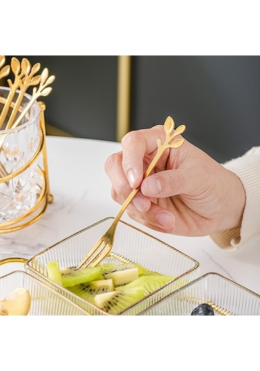 Trendooze Kahve Kaşığı Saklama Rafı, Çatal Kavanoz, Temizleme Aleti Temizlemek