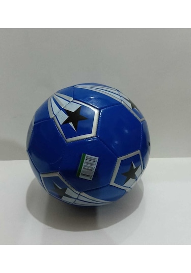 Futbol Topu Dikişli No 5 - Mavi Çok Renkli