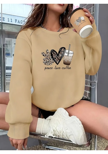 Leyla Sanat Sanata Yeni Bir Bakış Açısı Kadın Uzun Kollu Bisiklet Yaka Kalp Desenli Viskon Iki Iplik Bluz Kahve Leyla Sanat Sanata Yeni Bir Bakış Açısı Kadın Uzun Kollu Bisiklet Yaka Kalp Desenli Viskon Iki Iplik Bluz Kahve