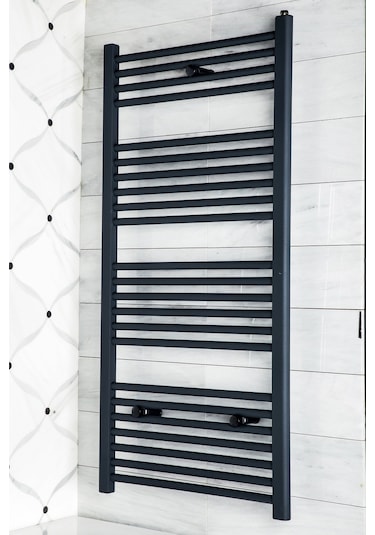 Toprak Havlupan 50/120CM Siyah Renk Düz Havlupan Radyatör