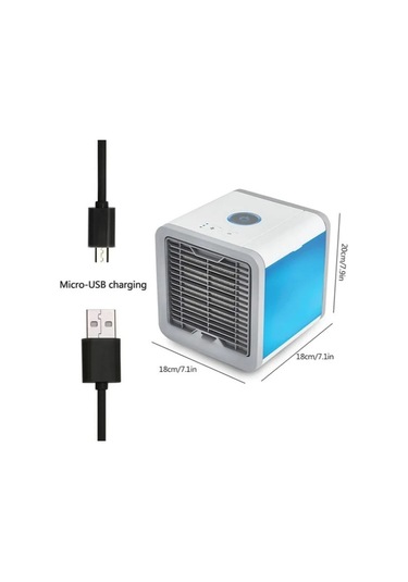 Periboia Masaüstü Kare Su Hazneli Fan