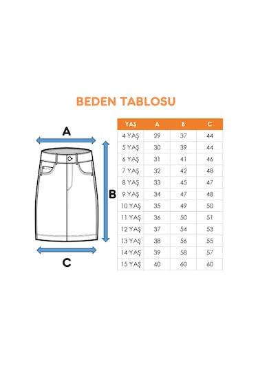 Kız Çocuk Paraşüt Etek 2950 Bej