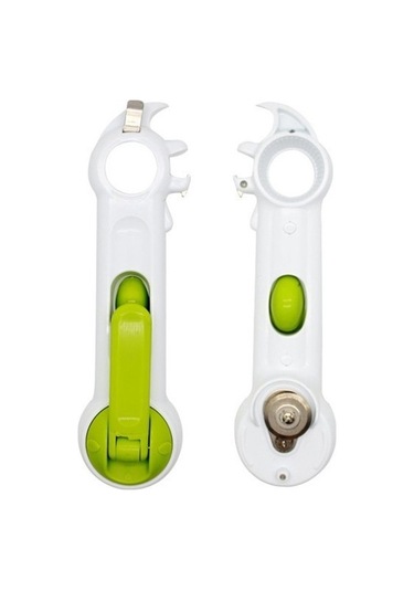 Soulader 7'li Kollu Pratik Konserve Açacağı Kavanoz Pense Kapak Sökme Aleti Seti Yeşil