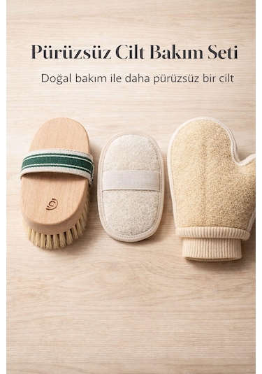 Pürüzsüz Cilt Bakım Seti - Selülit & Batık Karşıtı 3 Lü Paket