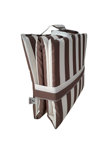 Mirzademarket Mirzade Plaj Minderi Çanta Katlanır Su Geçirmez-Kahve Krem