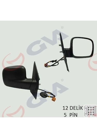 Dış Dikiz Aynası Sağ Transporter T5 Multıvan 04 Elektrikli Isıtmalı Konveks 5 F