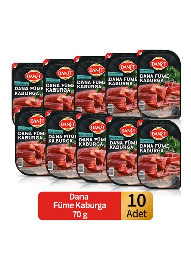 Dana Füme Kaburga 70 G X 10 Adet