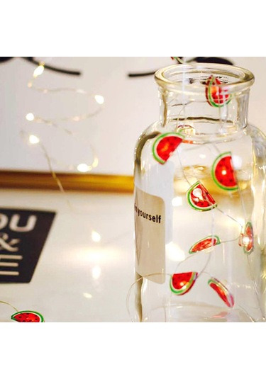 Vkemall Çocuk Odası Dekorasyonu İçin 20 Led Muz Tipi Sadık Isı Beyazı Bakır Tel Işık Zinciri Pil Dahil Değil Diğer