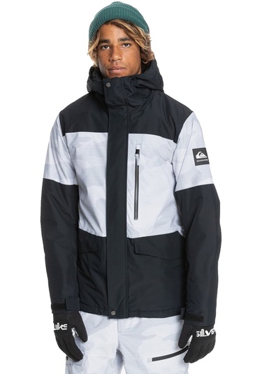 Quiksilver - Mıssıon Prınted Block Jk Renkli Beyaz