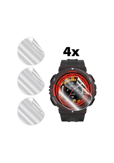 Amazfit Active Edge İle Uyumlu Ipg Ekran Koruyucu 4 Adet