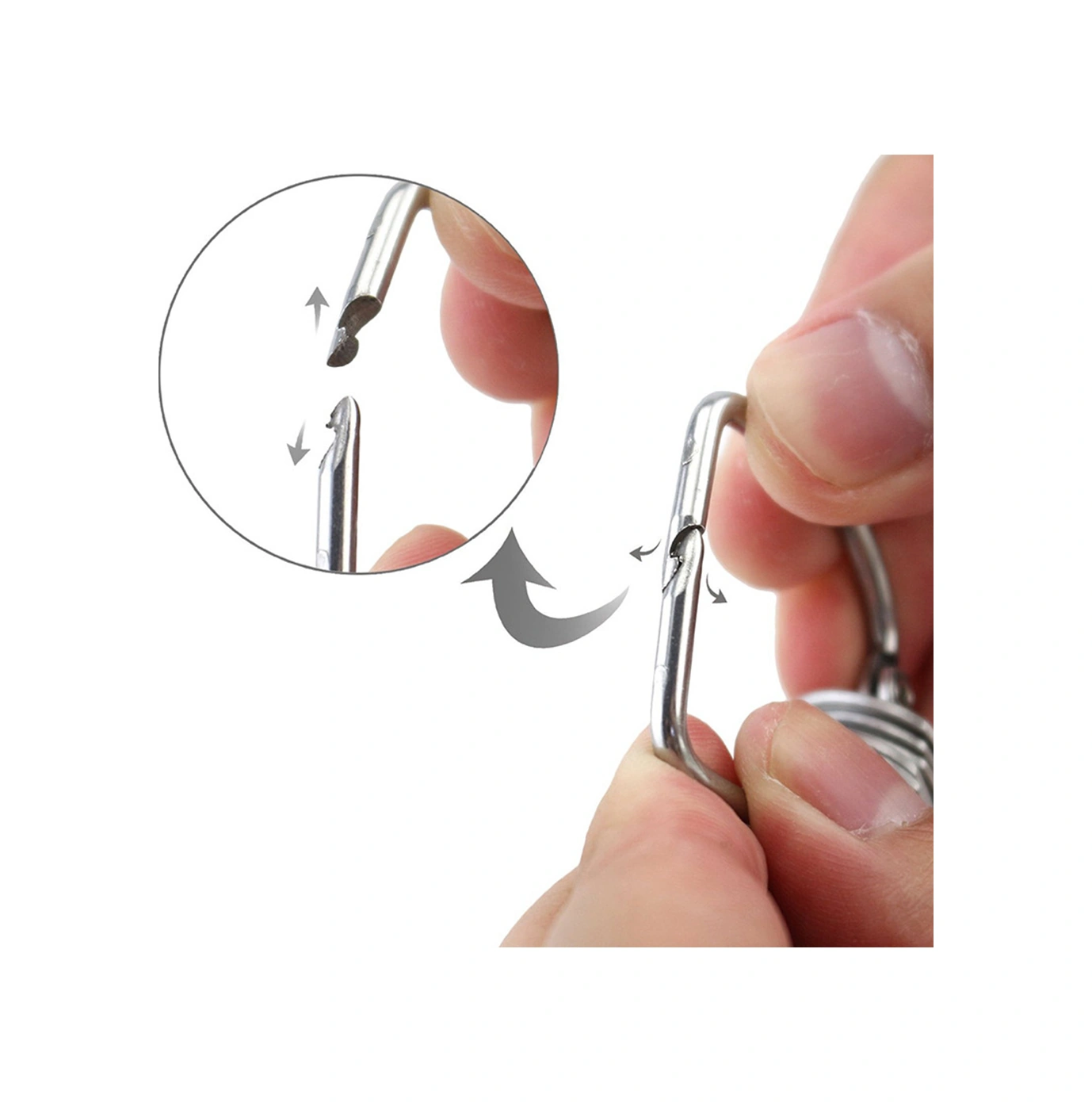 Youtek 6'lı Paslanmaz Çelik Ölçü Kaşığı Seti - Hassas Ölçüm, Gölgeli Markalar, D-ring İle Birleşik - Hamur İşleme, Baharat Ve Likit Malzemeler İçin Diğer