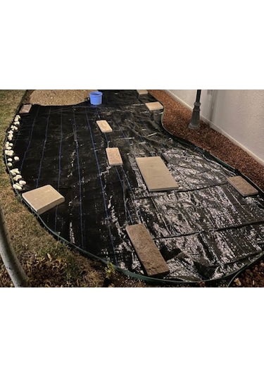 Morilu Sera Taban Örtüsü 90 GR Siyah - Yabani Ot Örtüsü - Jüt Malç Örtüsü - Ağaç Koruma Örtüsü