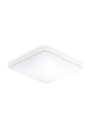 Geeroyoo 24w Beyaz Işık Led Tavan Lambası, Kare, Akrilik, Gümüş Çizgili, 220v, 5-8 M² Aydınlatma, Modern Basit, Mutfak/balkon/oda Gümüş