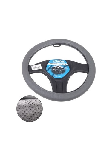 Direksiyon Kılıfı Geçmeli 38 Cm Poşetli Noktalı Füme Gri Glz843 2017