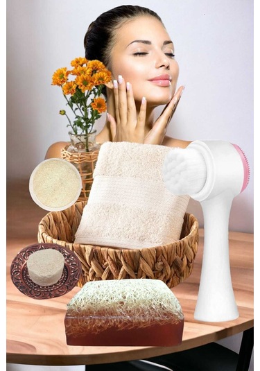5'li Tüm Cilt Tiplerine Uygun Peeling Sivilce Leke Akne Temizleme Sıkılaştırma Bakım Set
