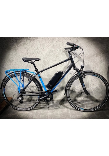Carraro E-line Elife 2.1 Hd Fren 7 Vites 28 Jant Elektrikli Şehir Bisikleti Antrasit Mavi Siyah 52 K Çok Renkli