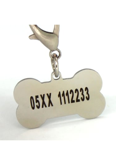 Caramelos Çelik Metal Köpek Künyesi