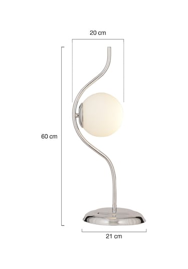 Zeyna Krom Kaplama Modern Abajur Diğer