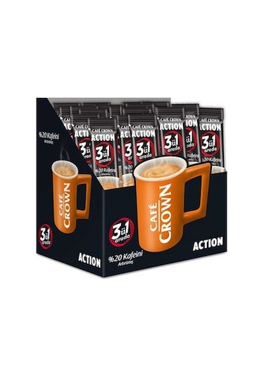 Ülker Cafe Crown Action 3'ü 1 Arada 24'lü