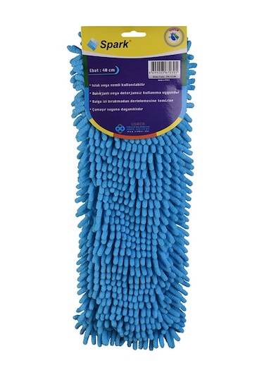 Spark Teleskopik Mop Plastik Yedek 50 CM Çok Renkli