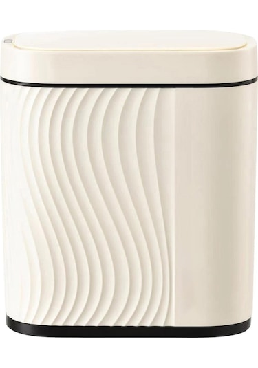 Suntek Magideal Ev Ofis Tuvalet Için Akıllı Çöp Kutusu Bej