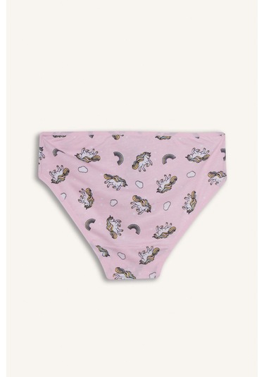 Defacto Kız Çocuk Desenli 3lü Slip Külot F8725a825aupn435 Pembe