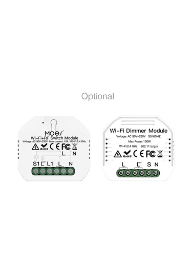 H31818-2 90-250 V Wifi Sönük Modülü Dimmer Anahtarı Akıllı Işık