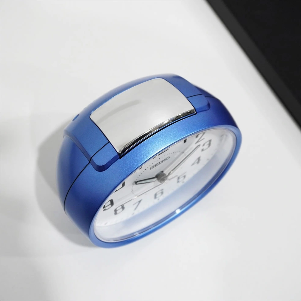 Seiko Clock Qhk059l Masa Saati Mavi