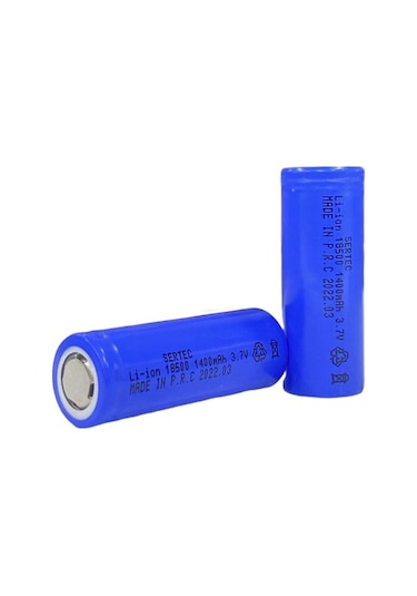 3.7v Li-ion 18500 1500 Mah 1c Şarjlı Pil