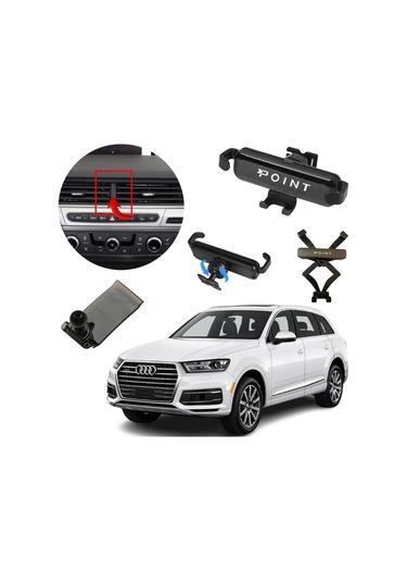 Audi Q7 Araca Özel Cep Telefon Tutacağı Robotik Oynar Başlıklı 2015-2019 Arası Profesyonel Ürün