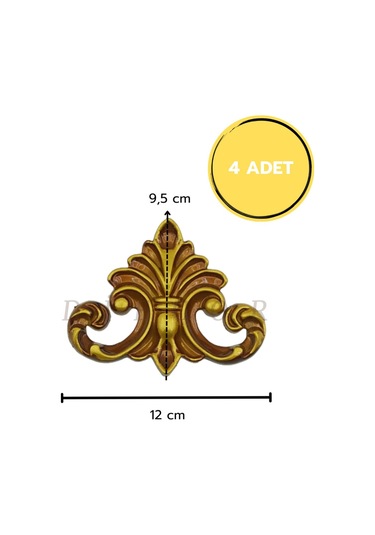 Diecor Dekoratif Polimer Mobilya, Duvar Ve Tavan Motifi Eskitme 12 Cm Model:xa52