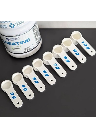 Plastik Kreatin Ölçeği 3-10 Gram İçin Ölçme Ölçeği