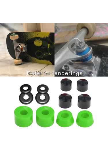 Homyl Kaykay Burcu Yedek Bardak Yıkayıcılar Longboard Yeşil Yeşil Çok Renkli