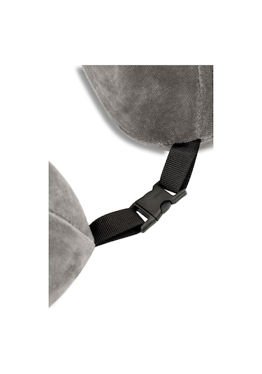 Viscofoam Comfy Ortopedik Seyahat Yastığı Visco Boyun Destekli Seyahat Yastığı - Gri | Ergo Travel