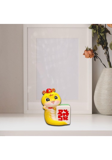 Homyl Yılan Heykelciği Çin Yeni Yılı 5,4-cm-x-4-cm-x-7,5-cm