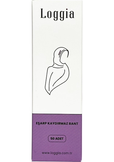 Eşarp Şal Kaydırmaz Özel Bant 50 Adet - Sabitleme Bandı Çift Taraflı Sabitleyici Eşarp Bandı