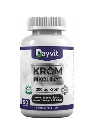 Dayvit Krom Picolinat 200mcg 90 Kapsül