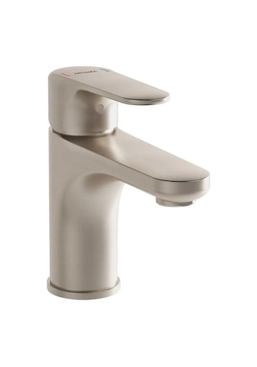 VitrA Root Round Lavabo Bataryası Fırçalı Nikel A4270534